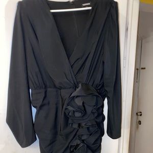 Black cocktail dress